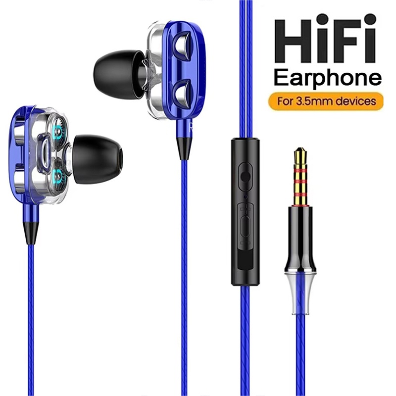 Gaming Accessories For Android - In-Ear-Stereo-Headset mit starkem Bass-Sound für iPhone,