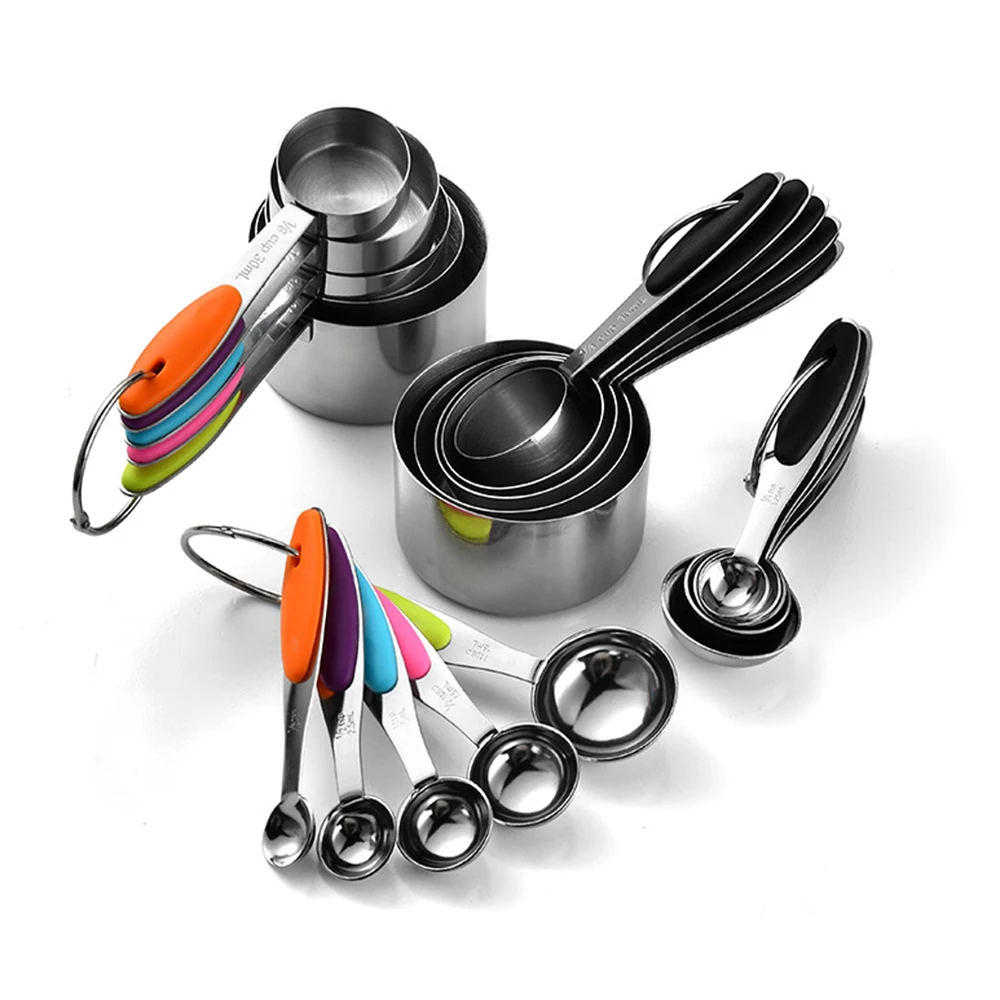 Gaming Kitchen Accessories - 5/10Pcs Edelstahl Messbecher Und Löffel Set