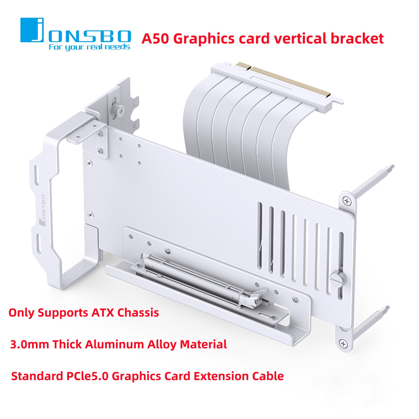 Vertical Gpu Bracket - JONSBO A50 Aluminium GPU Vertikale Montagehalterung