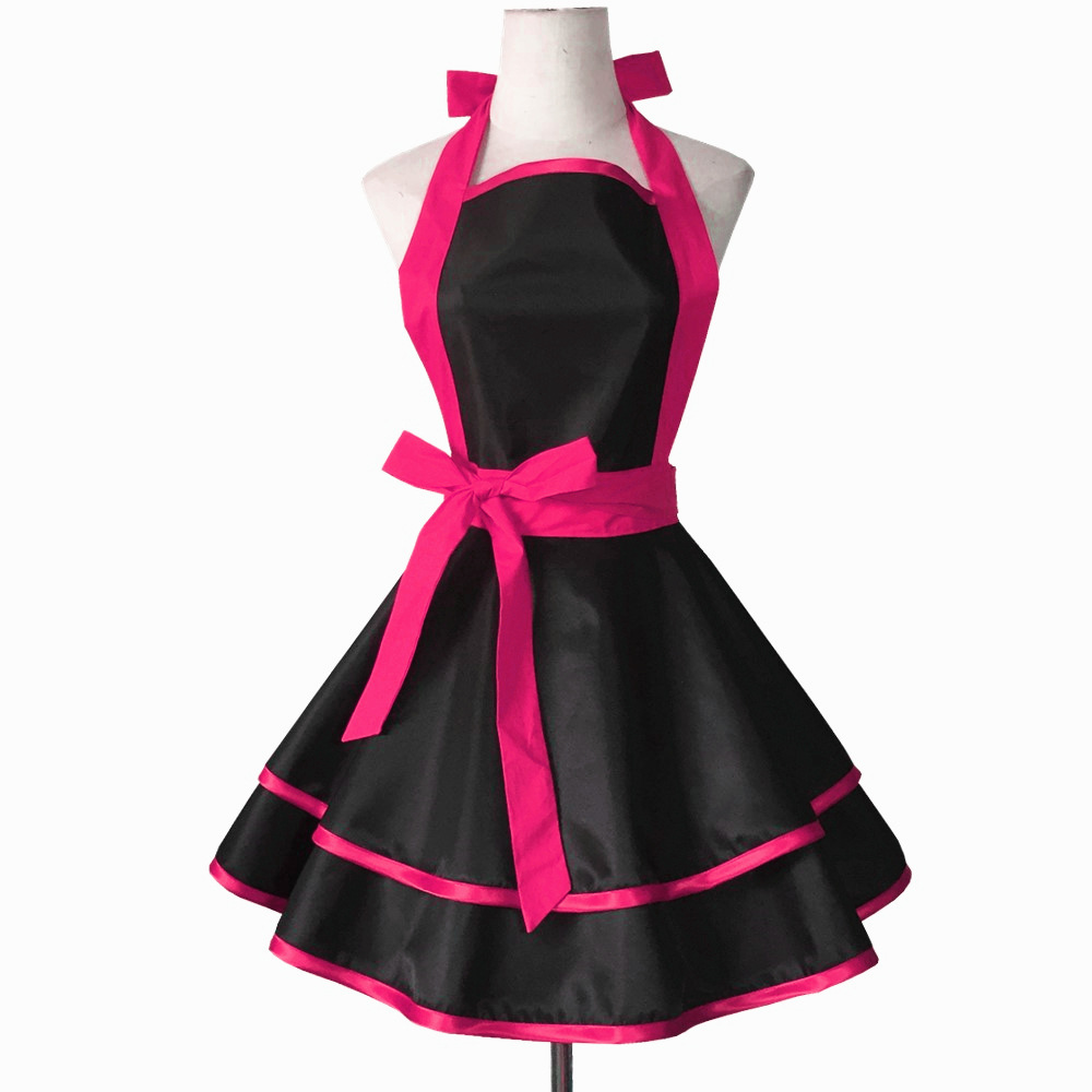 Gaming Kitchen Accessories - Prinzessinnen-Schürze für Frauen Niedliche Rüschen-Küchenschürze Wasserdicht