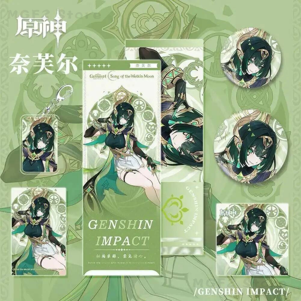 Gaming Accessories In China - Postcard Gaming Laser-Ticket-Anhänger-Kollektion: Nefer Genshin Impact