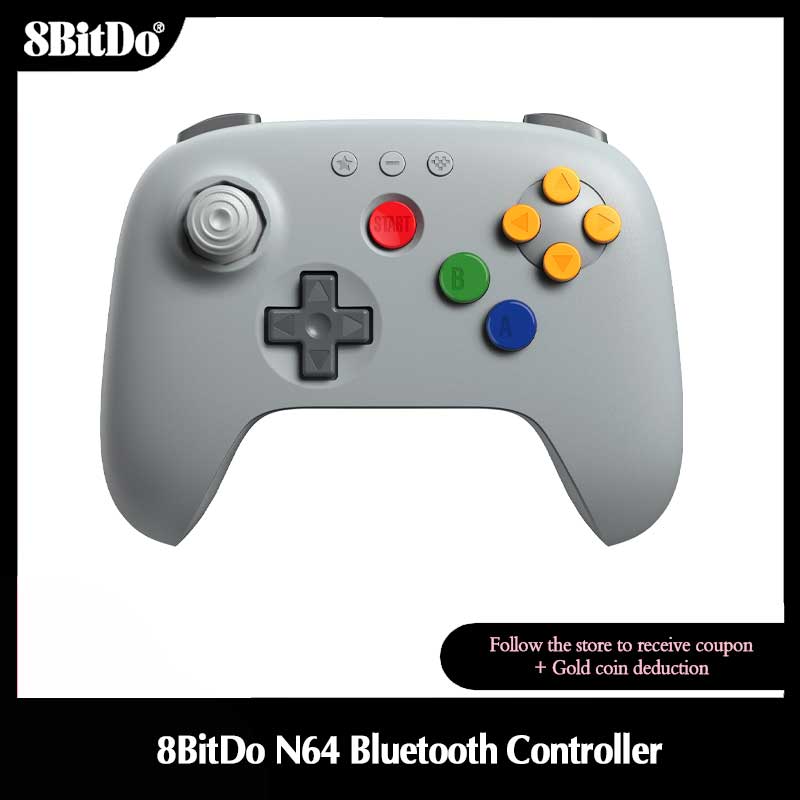 Gaming Accessories For Android - 8BitDo Grauer N64 Bluetooth-Controller für Analogue