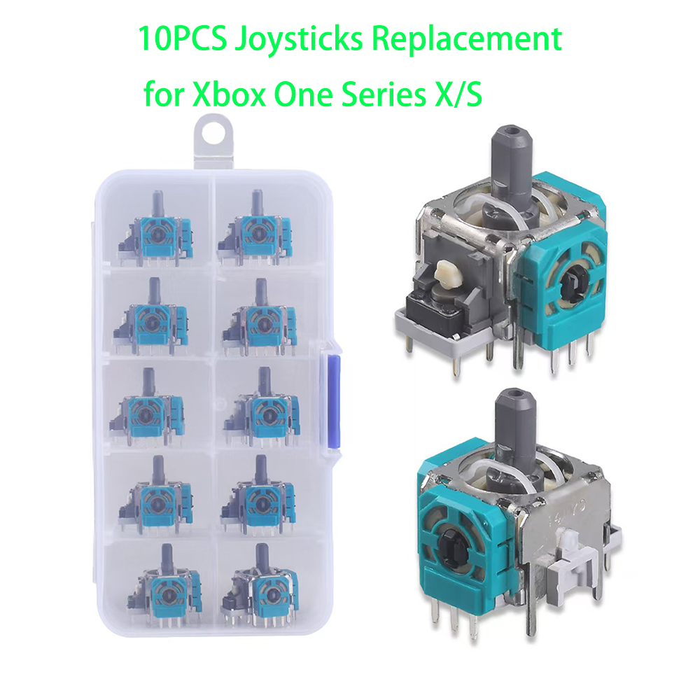 Gaming Accessories For Xbox Series X - 10 Stück Ersatz 3D Analog Joystick