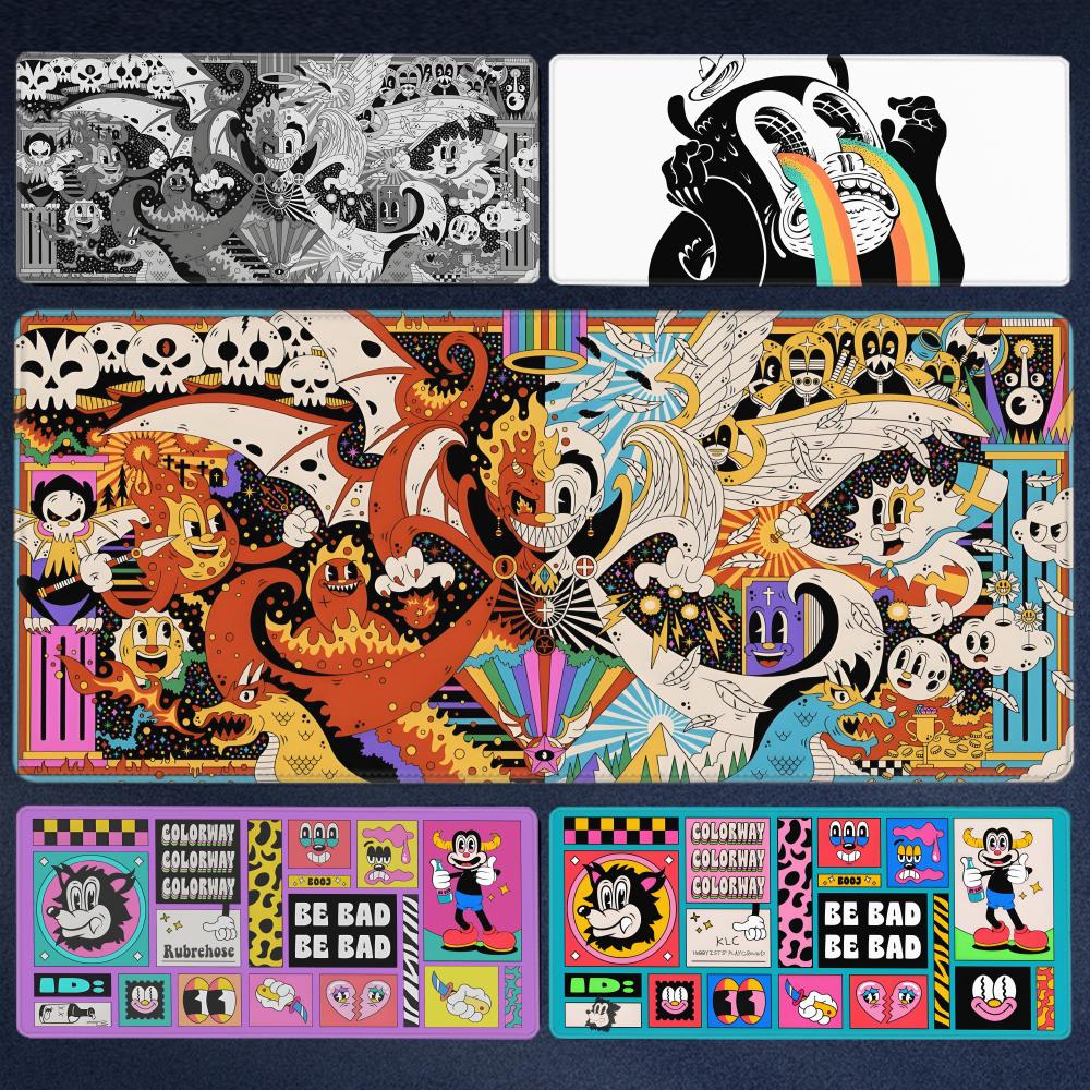 Gaming Accessories White - Japan Kawaii Deskmat Rubrehose Mauspad Gaming