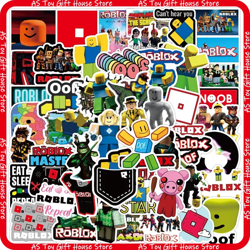 Gaming Accessories Roblox - 100 Stück Roblox-Aufkleber, selbstklebende, wasserdichte Vinyl-Aufkleber