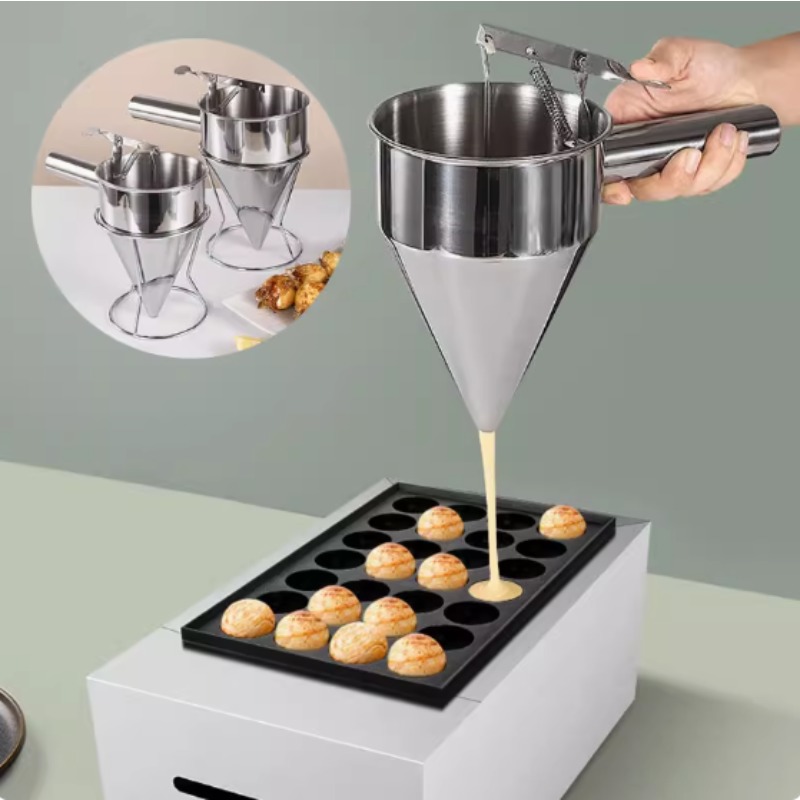 Gaming Kitchen Accessories - 600/1200ML Edelstahl Flüssigkeitsspender, Oktopus-Ball-Tool, Küchenzubehör mit