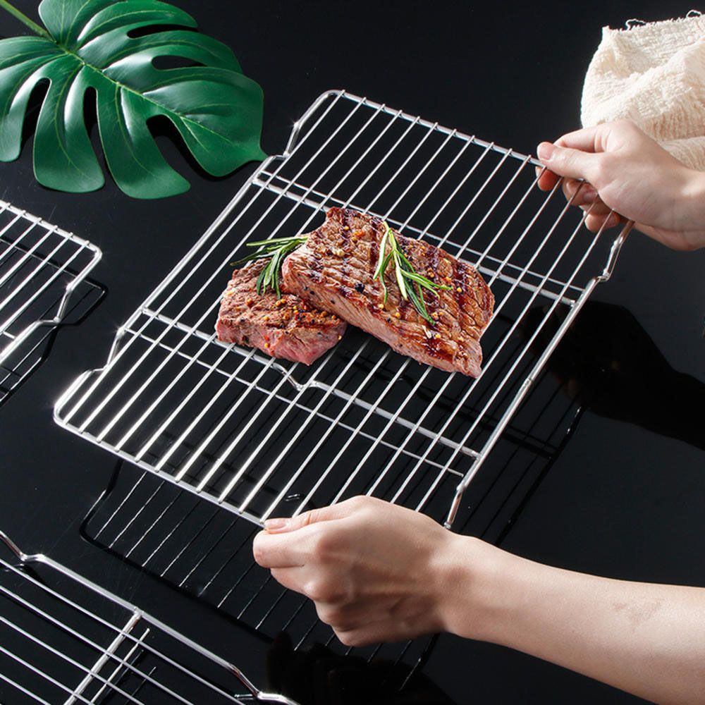 Gaming Kitchen Accessories - Edelstahl Grill Mesh Matte Wiederverwendbare Hitze