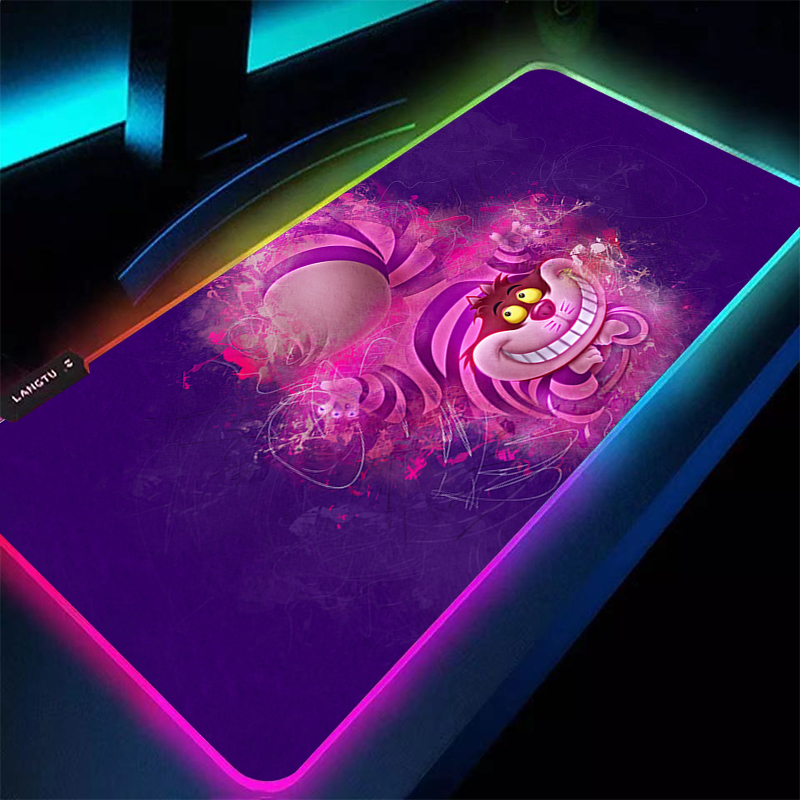 Gaming Accessories White - Großes Mauspad RGB A-Alices in Wonderland