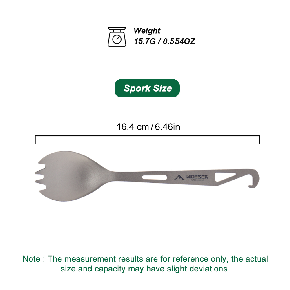 Widesea Camping-Kochset, Spork – Gaming Kitchen Accessories Bewertung und Preis