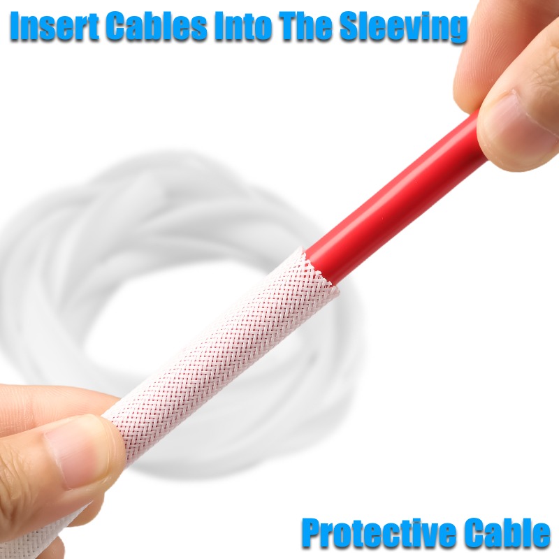 3/5/10M PET erweiterbare geflo – Cable Sleeve Braided Bewertung und Preis