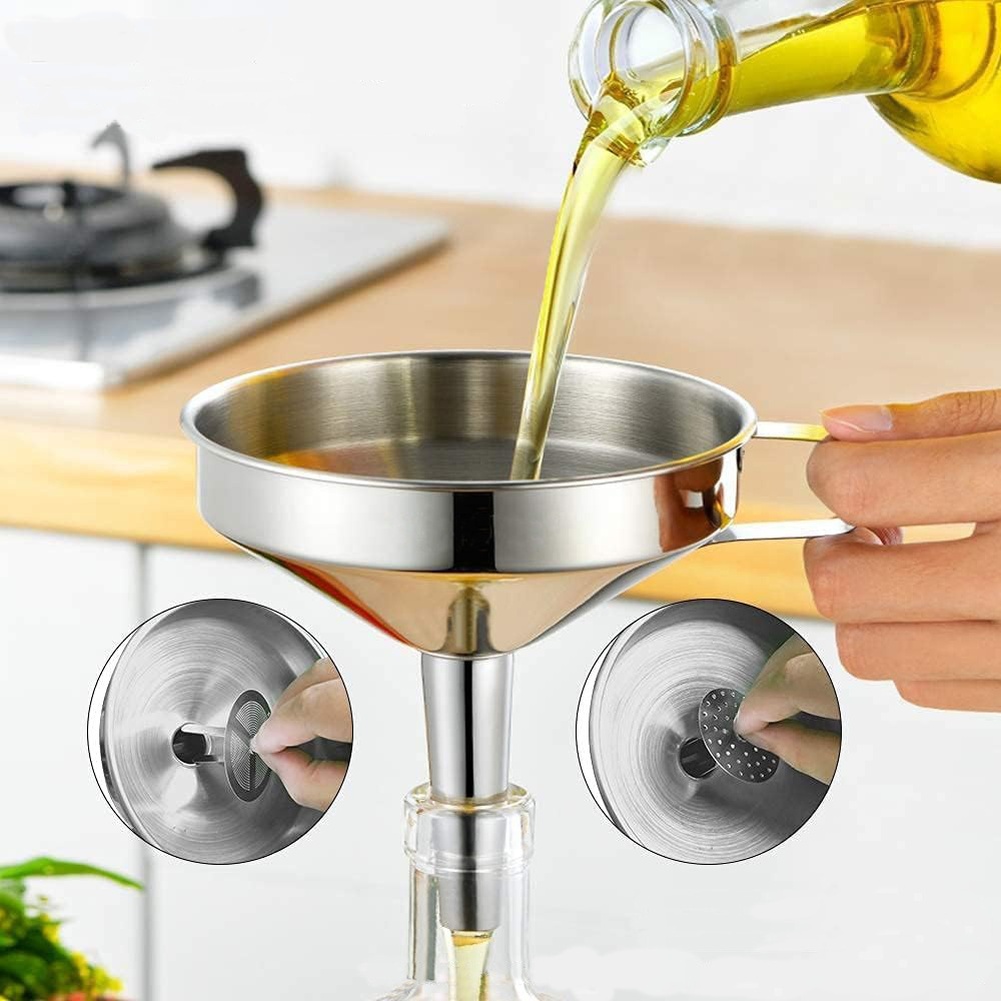 1 Stück Edelstahl-Öltrichter m – Gaming Kitchen Accessories Bewertung und Preis
