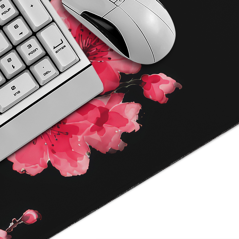 Mauspad Rosa Kirschblüten Schw – Gaming Accessories On Sale Bewertung und Preis