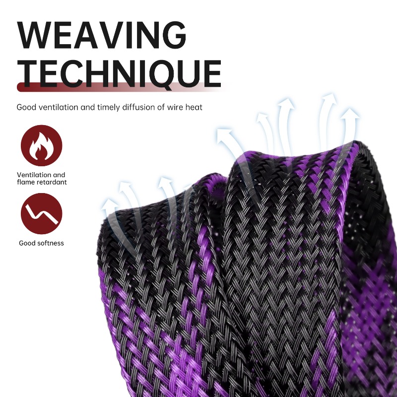 3/5M PET Isolierte Geflochtene – Cable Sleeve Braided Bewertung und Preis