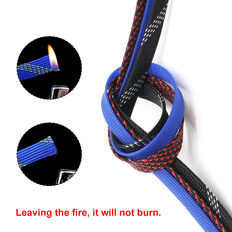 5M PET Isolierter Kabelmantel  – Cable Sleeve Braided Bewertung und Preis