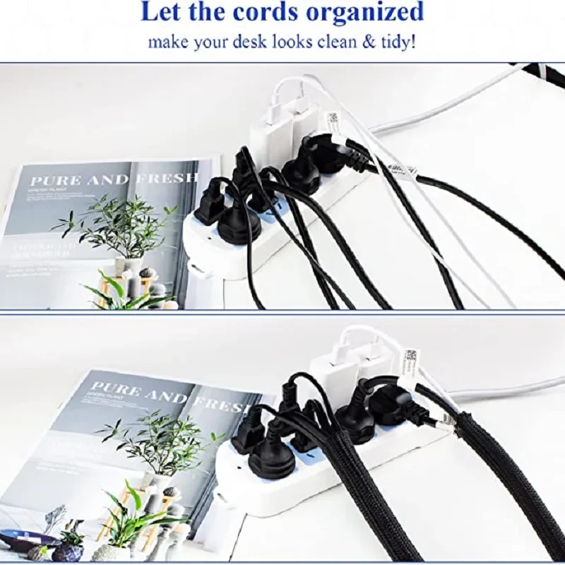 1m 3m 5m geflochtene Kabelhüll – Cable Sleeve Braided Bewertung und Preis