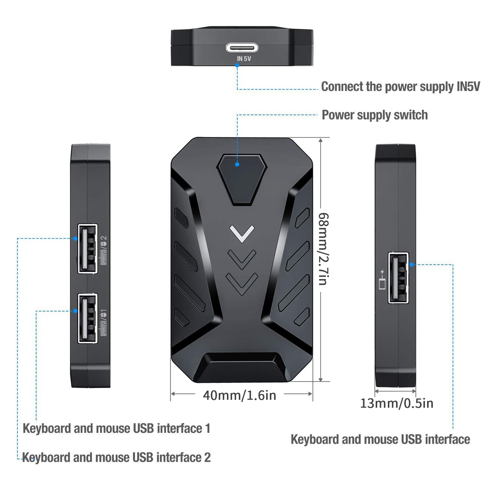 Gaming-Tastatur-Maus-Konverter – Gaming Accessories For Android Bewertung und Preis