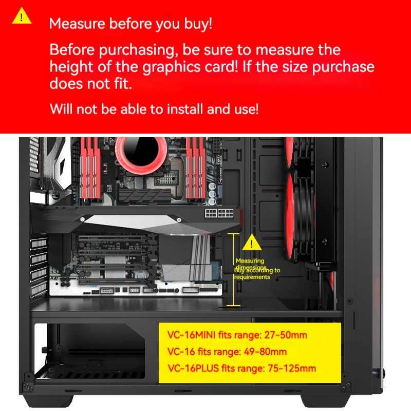 VC-16 Grafikkarten-GPU-Halter  – Vertical Gpu Bracket Bewertung und Preis