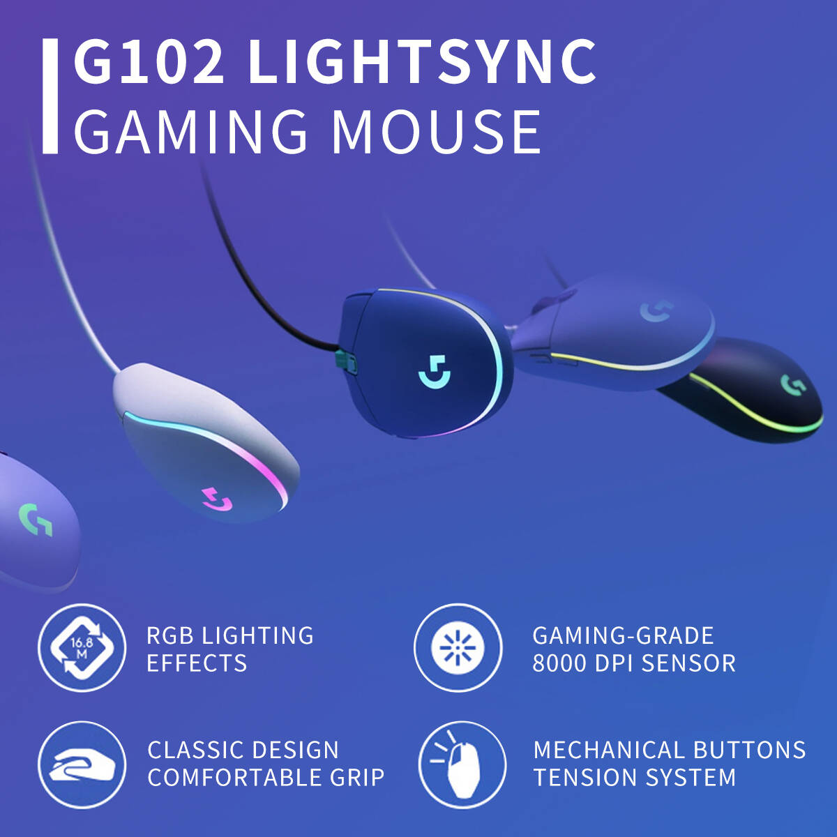 Logitech G102 Kabelgebundene G – Gaming Accessories Online Bewertung und Preis