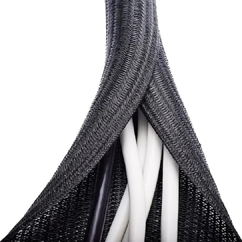 1m 3m 5m Geflochtene Kabelumma – Cable Sleeve Braided Bewertung und Preis