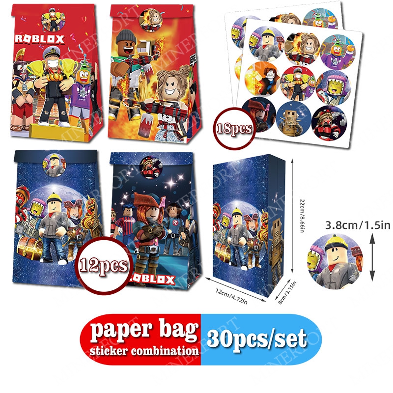 ROBLOX Papiertüte, runde Aufkl – Gaming Accessories Roblox Bewertung und Preis