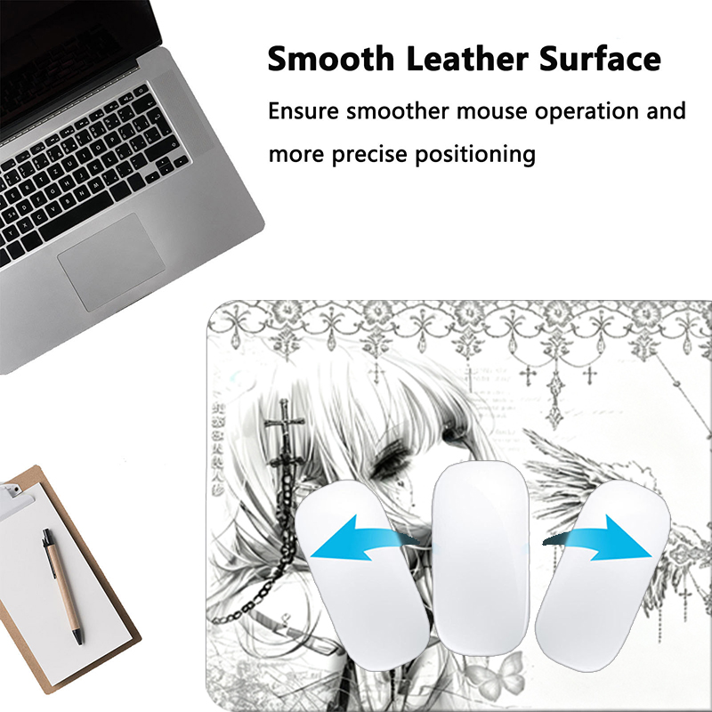 Leder-Mauspad Schwarz Weiß Ani – Gaming Accessories White Bewertung und Preis