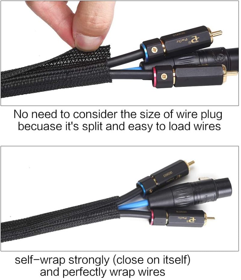 3 m schwarzer, isolierter Gefl – Cable Sleeve Braided Bewertung und Preis
